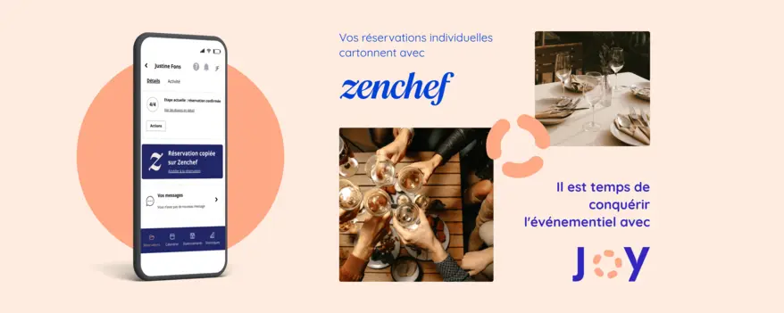 logo Joy et Zenchef partenariat